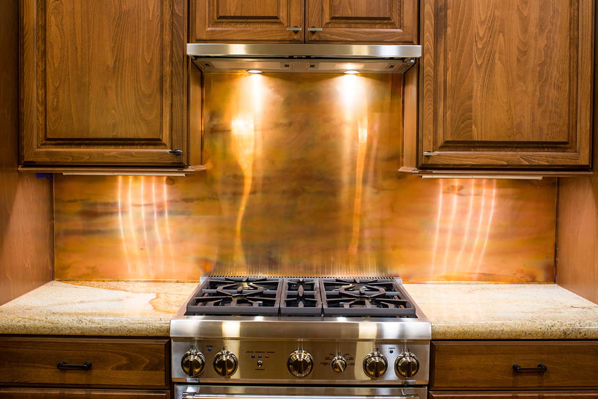 Metal Backsplash