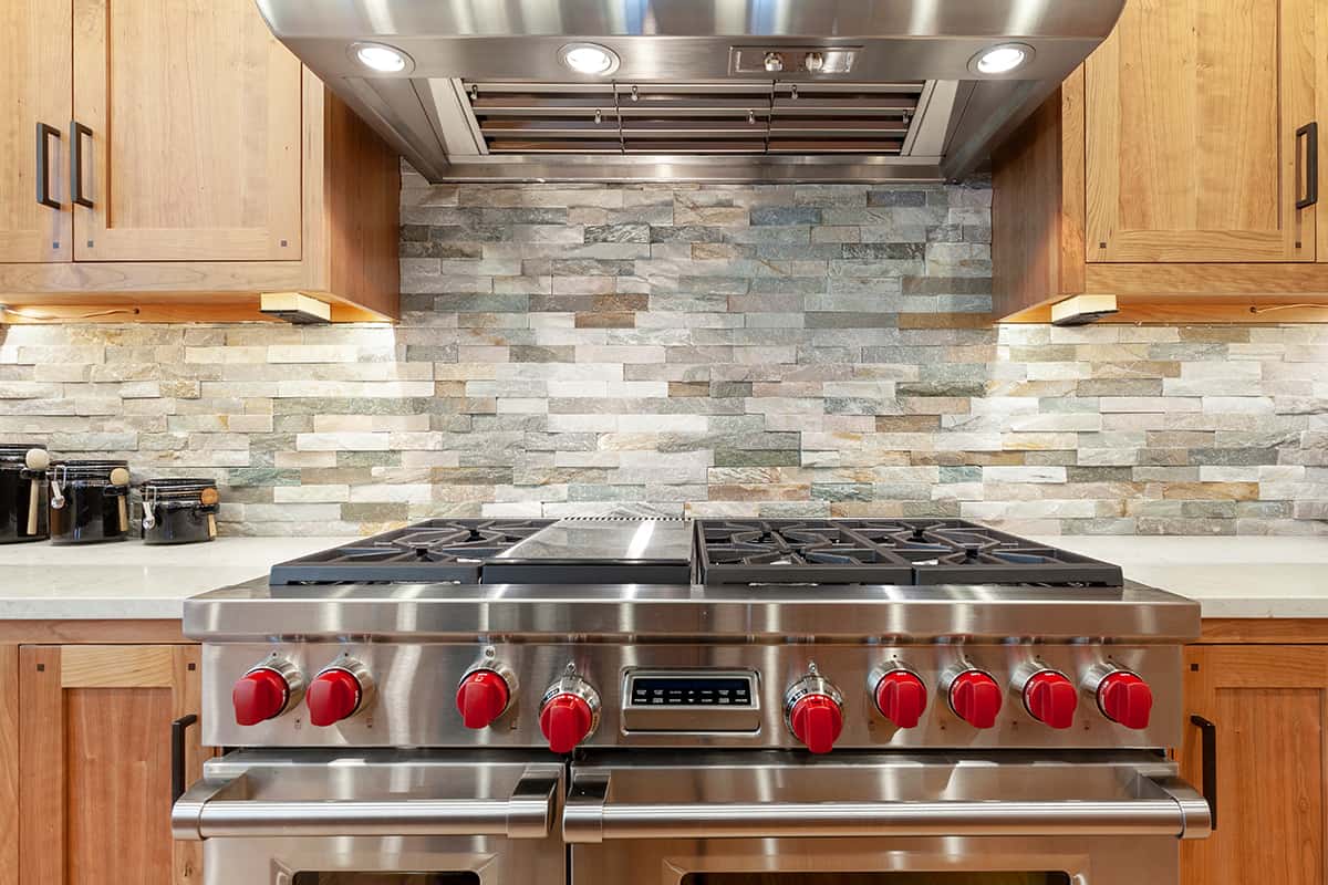 Natural stone tile Backsplash