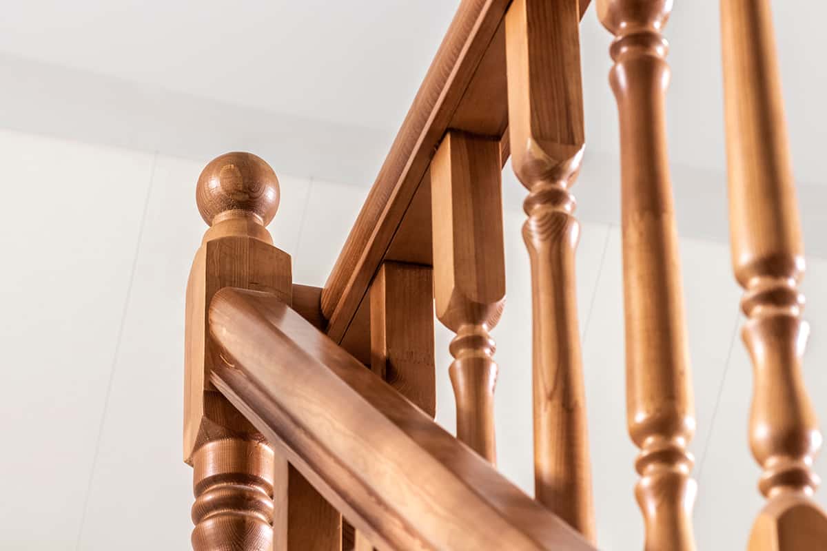 Pine Stair Banister