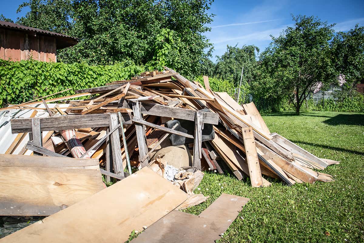 Removing old fence