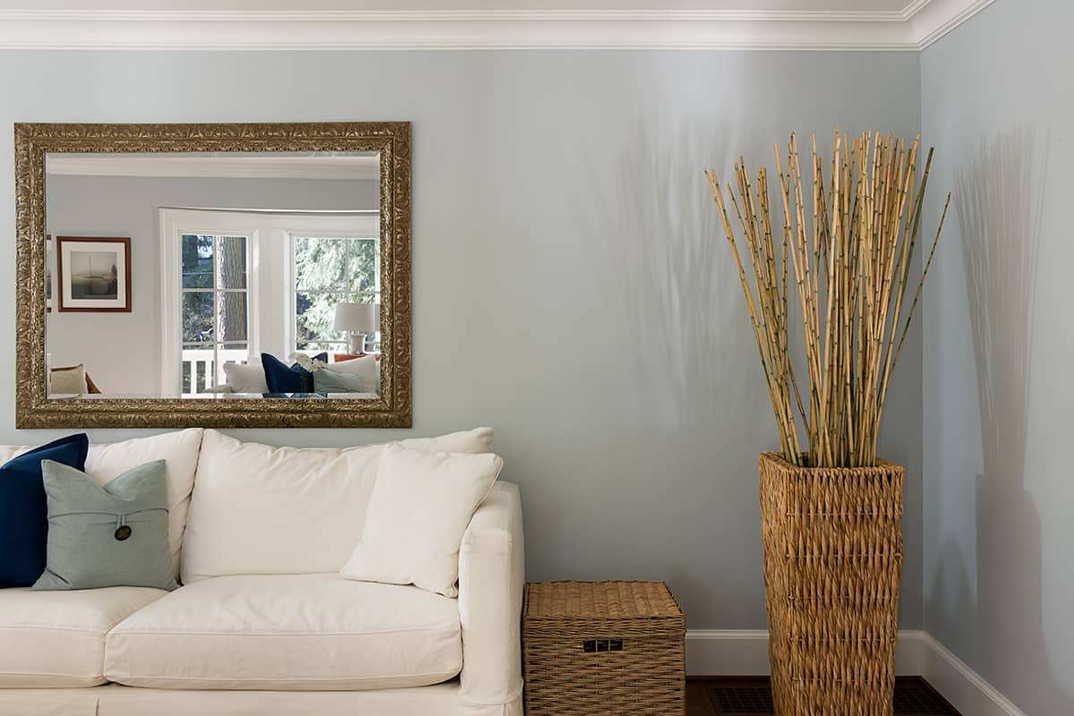White and Light Gray Walls