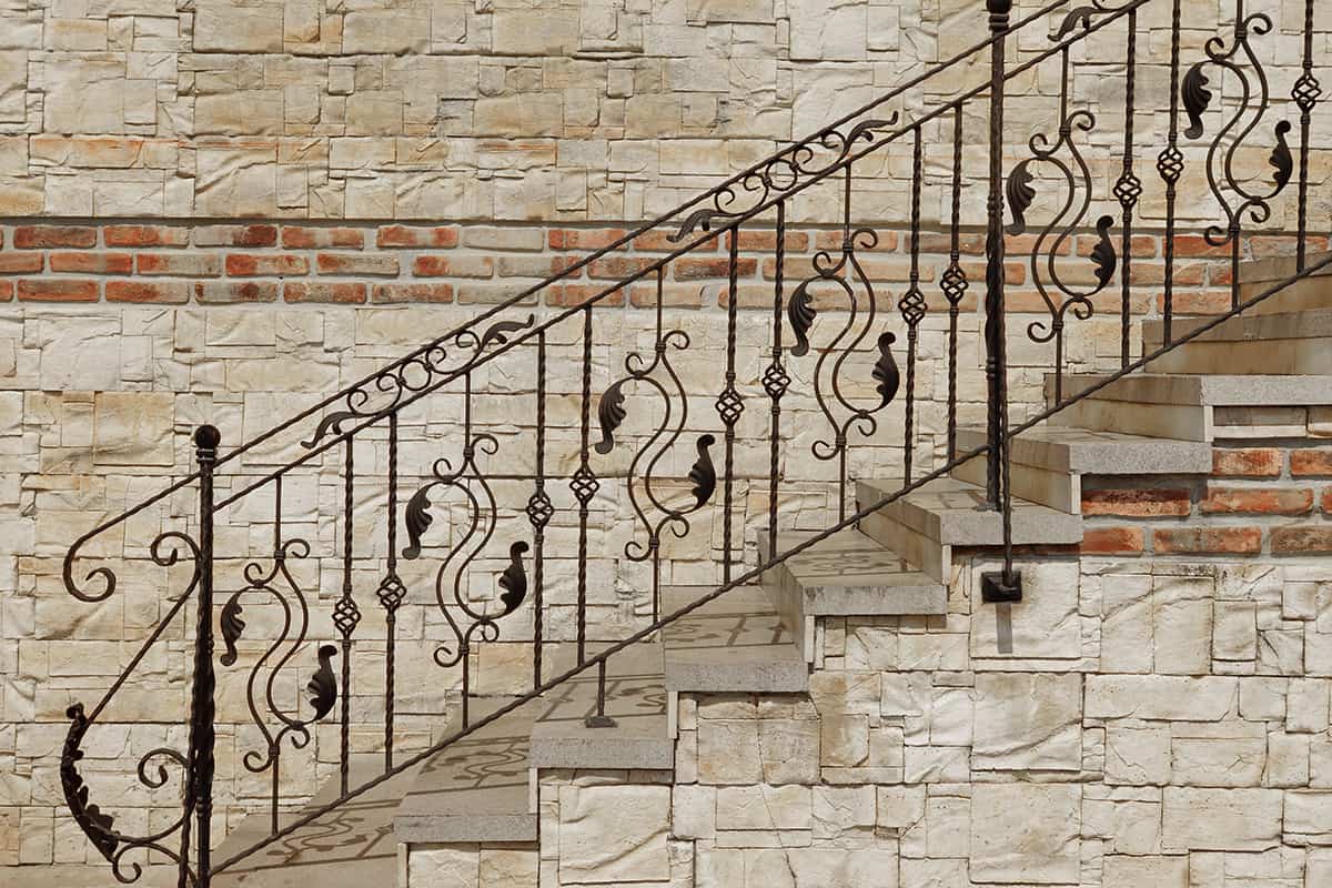 Wrought Iron stair Banister