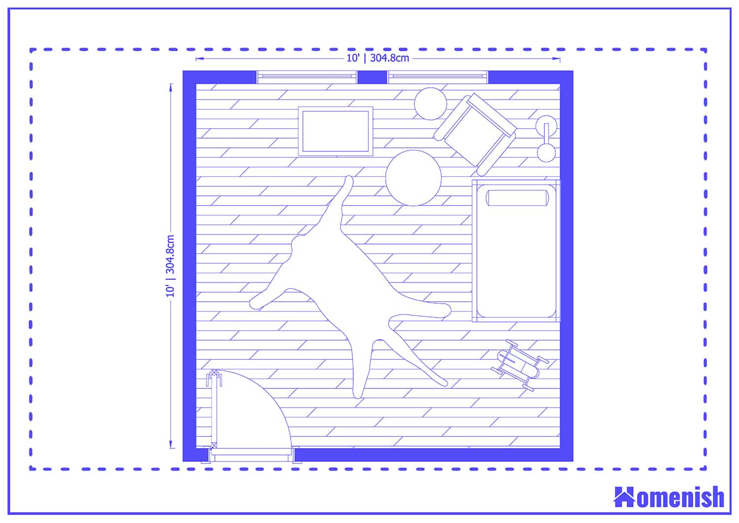 Contemporary Nursery Floor Plan