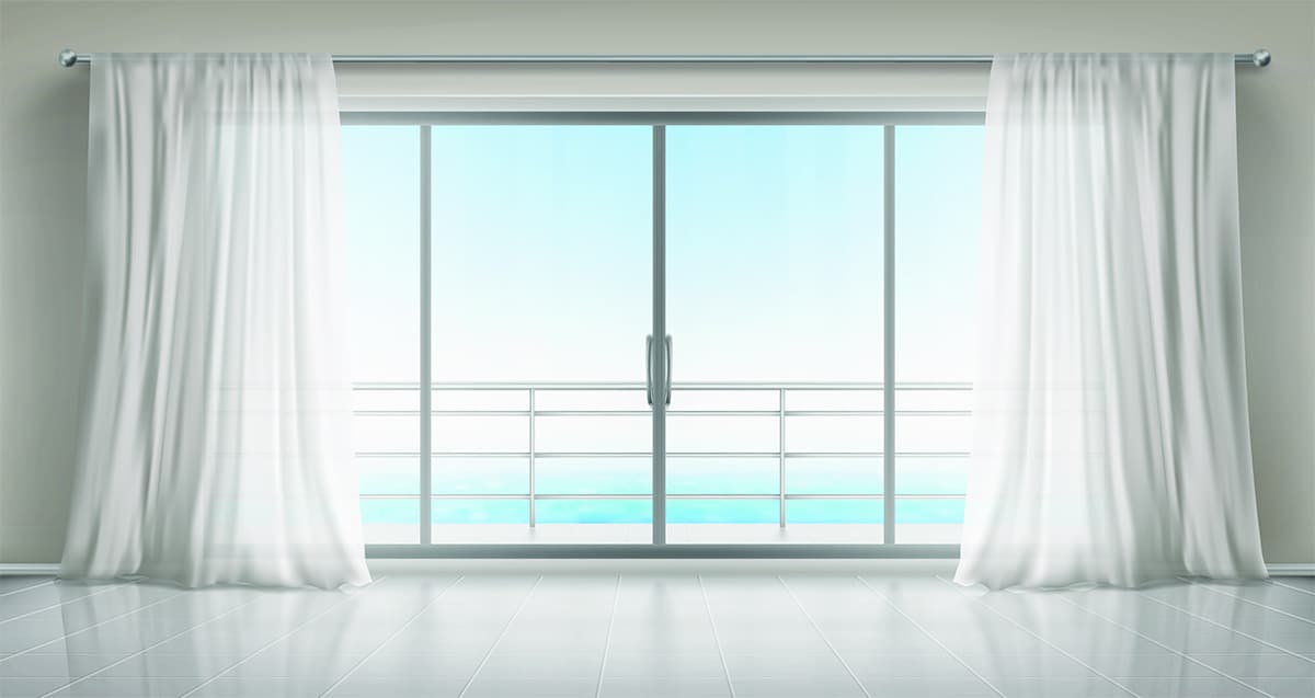 Curtain Panels for Large Sliding Glass Doors