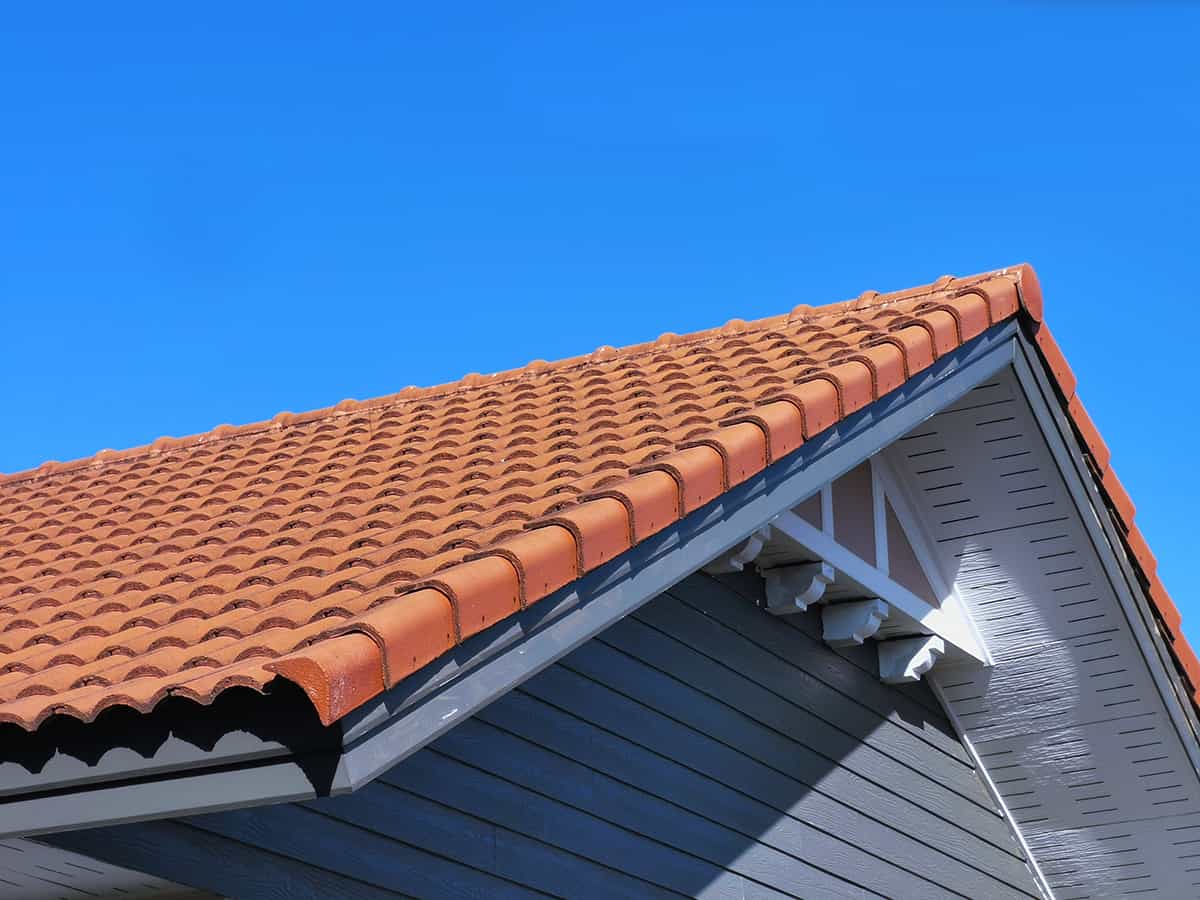 Gray Orange Roof