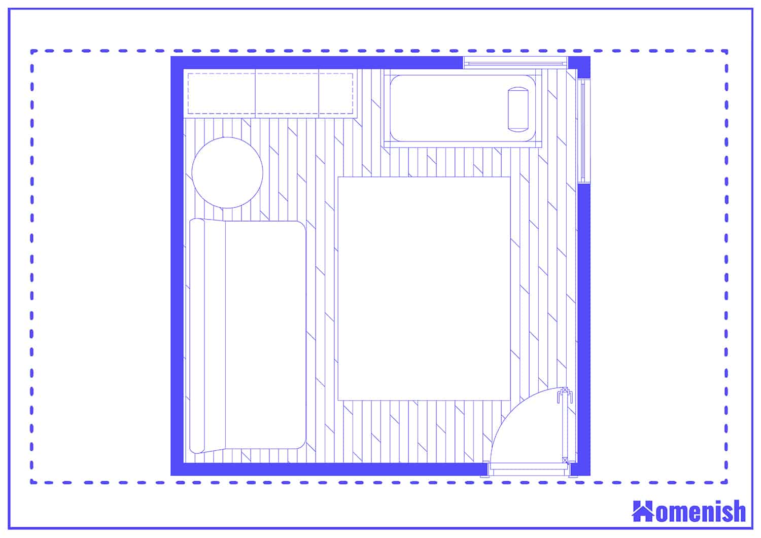 Minimalist Nursery Floor Plan