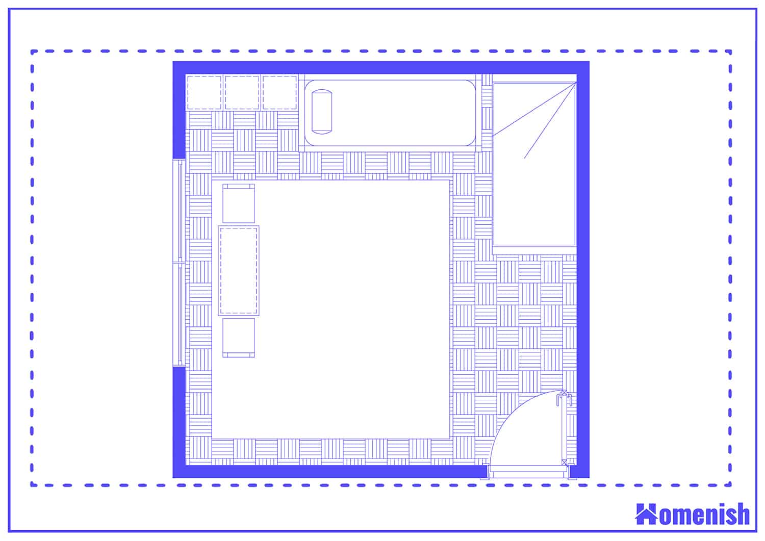 Multiple Bed Nursery Floor Plan