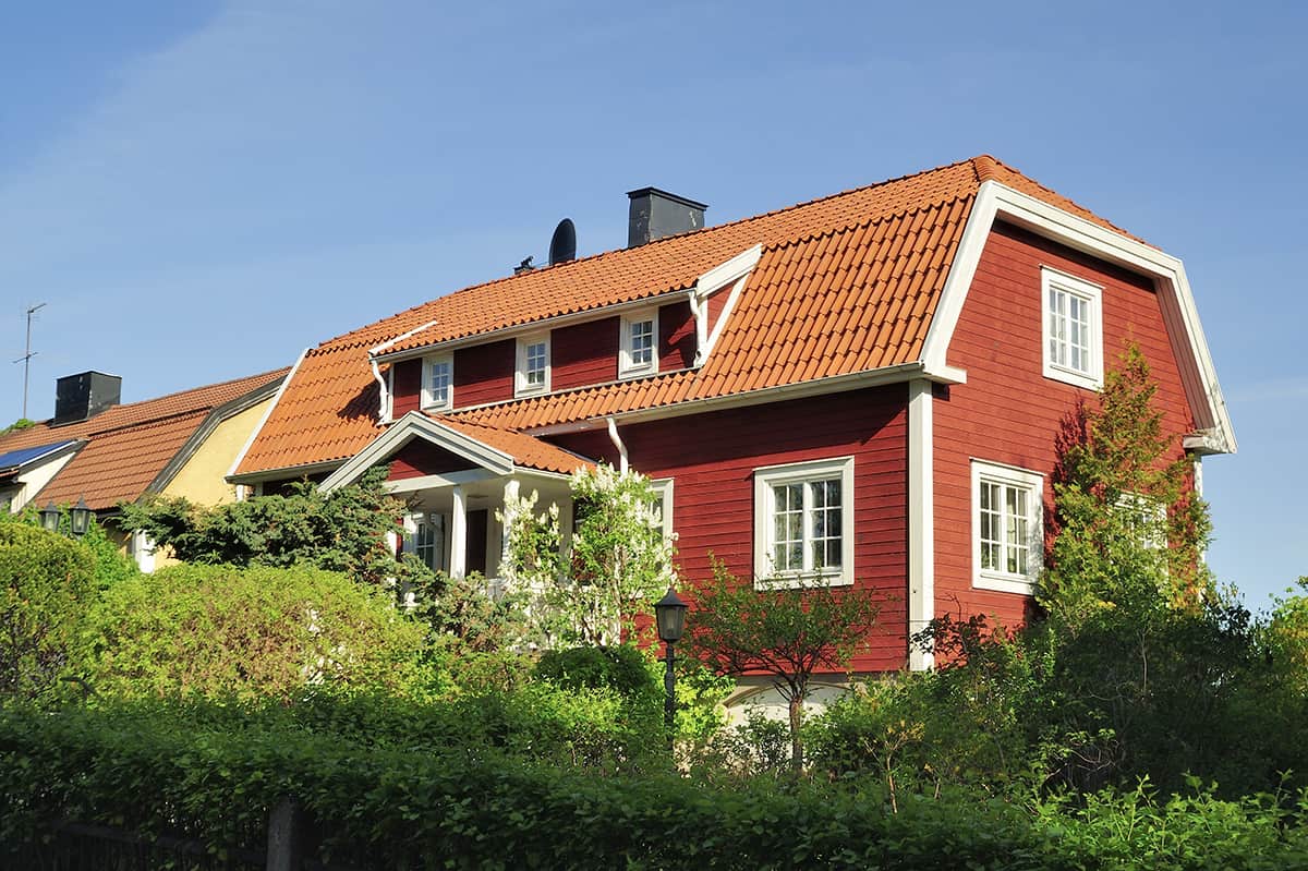 Red Orange roof