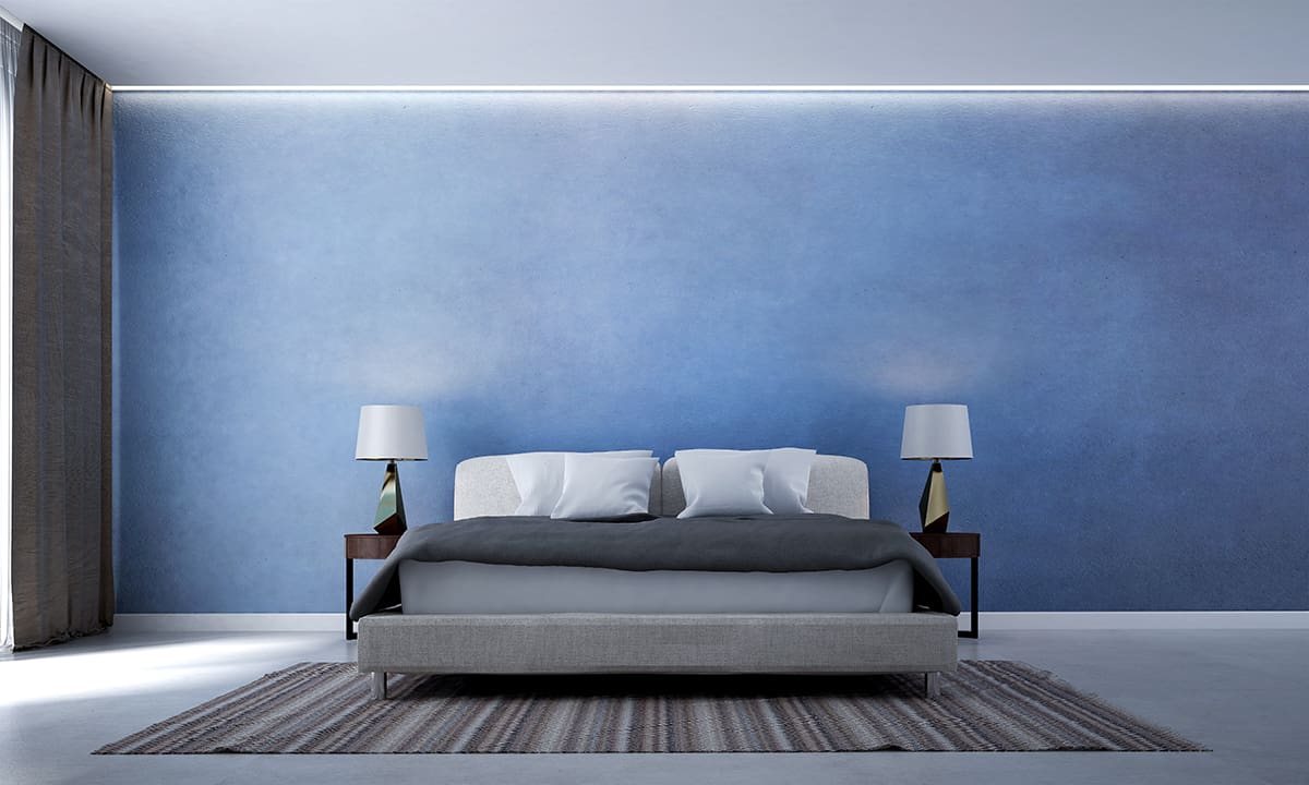 Relaxing bedroom paint