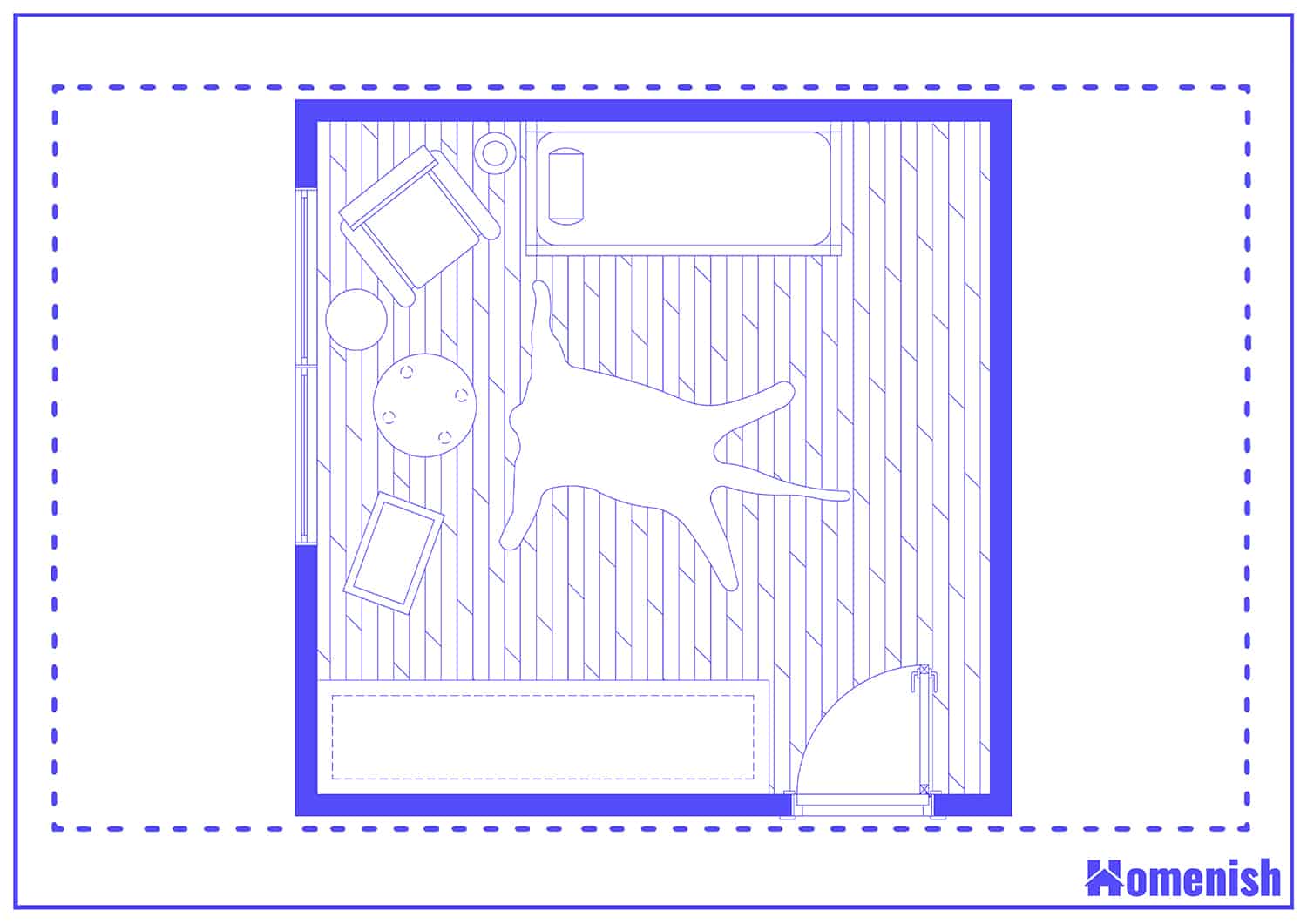 Sleek Nursery Floor Plan