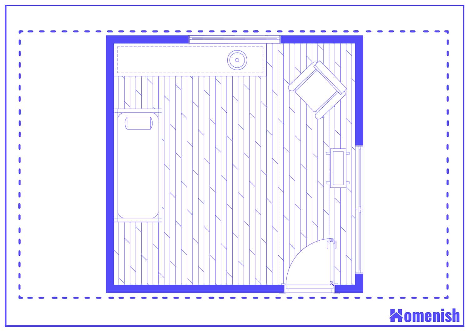 Traditional Nursery Floor Plan