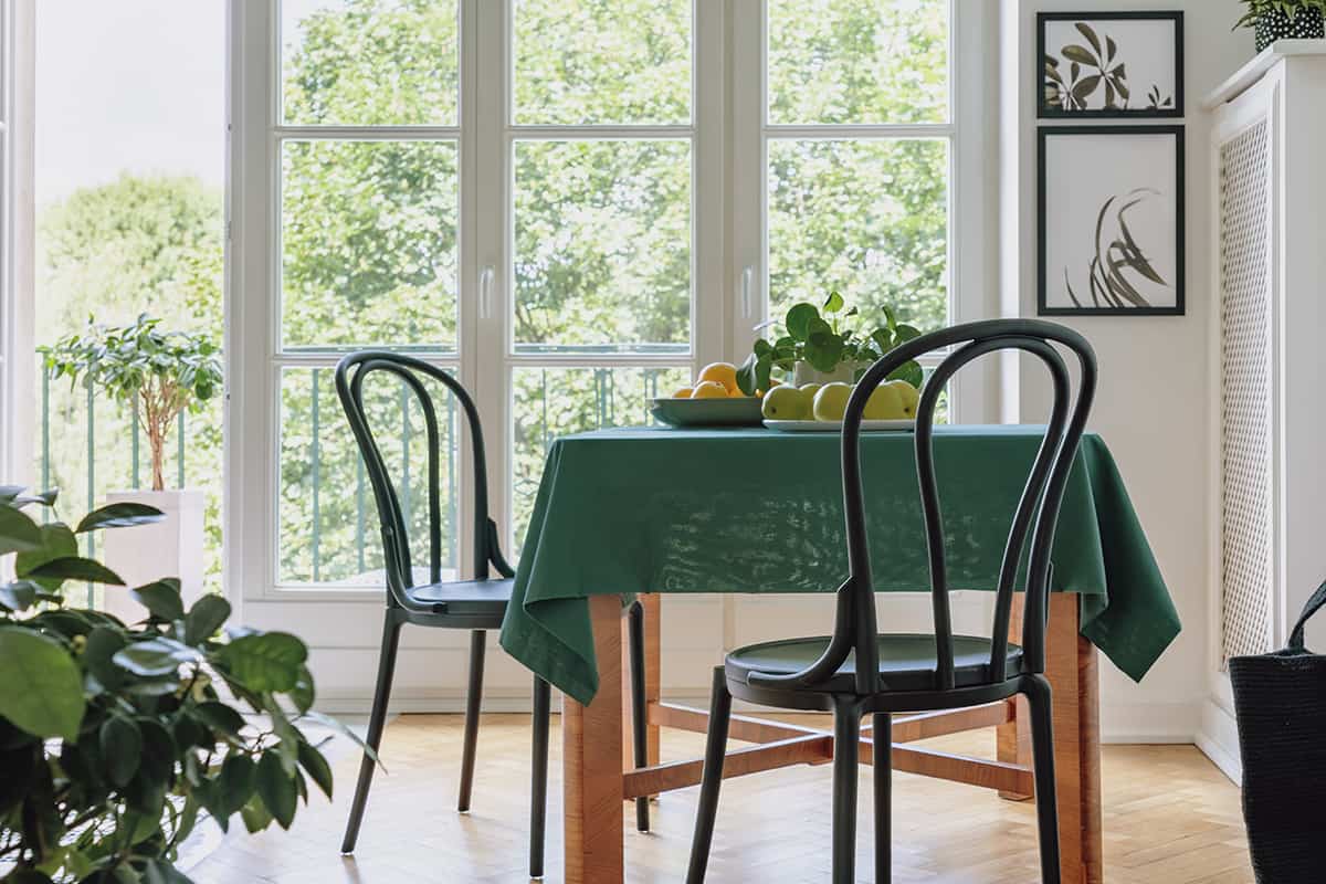 Green Tablecloth