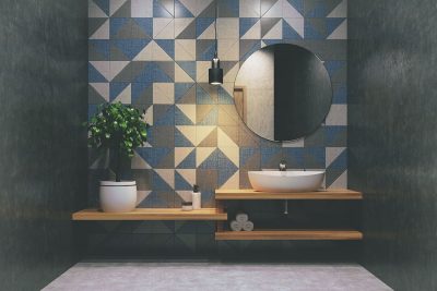 Glossy or Matte Tiles for Bathroom Walls