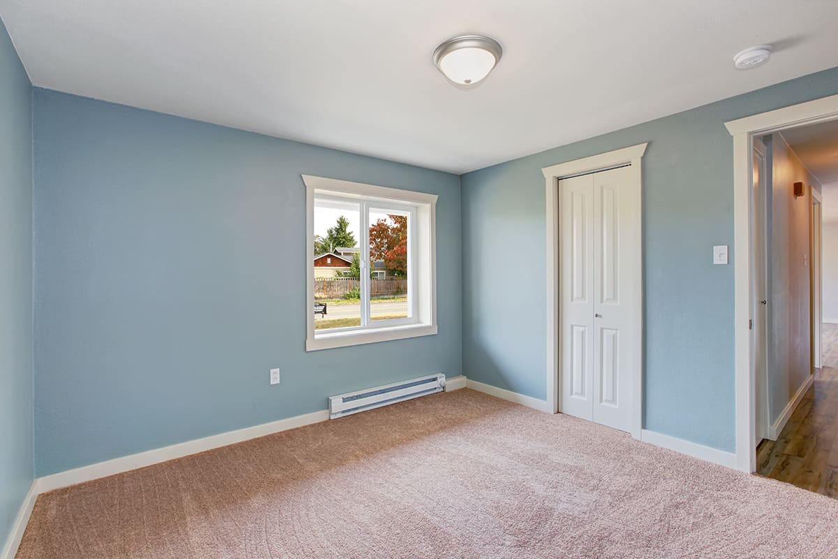 Blue Wall Paint that work with Brown Carpet