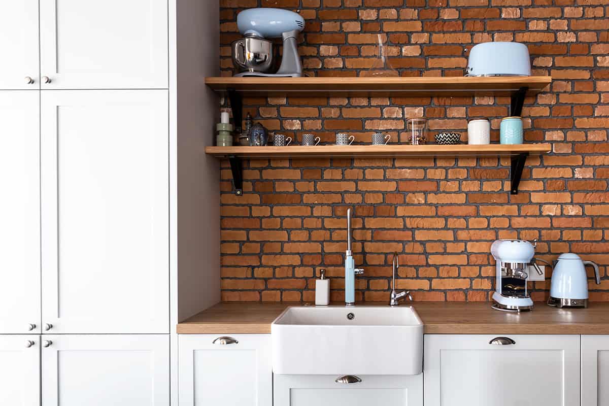 Brick Backsplash