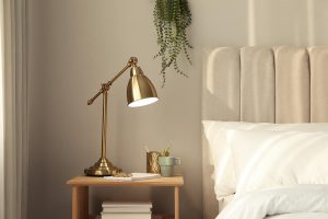 What Color Nightstands Go with a Gray Bed