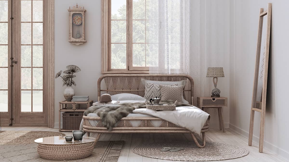 Furnish the Bedroom with Rattan Furniture
