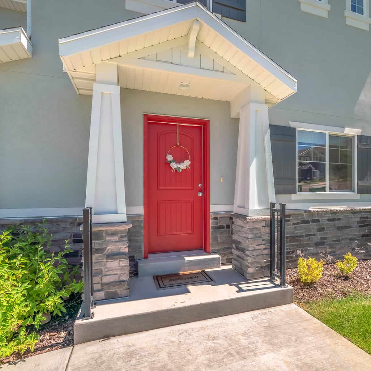 Pitched Roof Porch Overhang