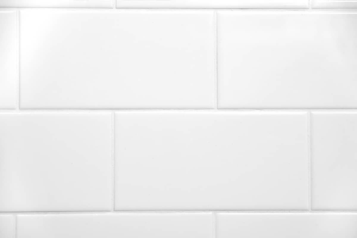 White Grout Work Well with White Tile