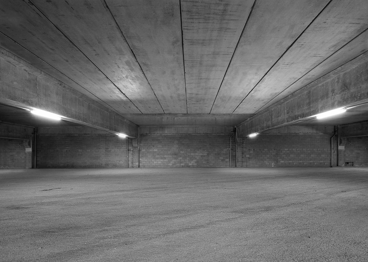 Gray Basement ceiling