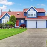 What Color Roof Goes with a Blue House