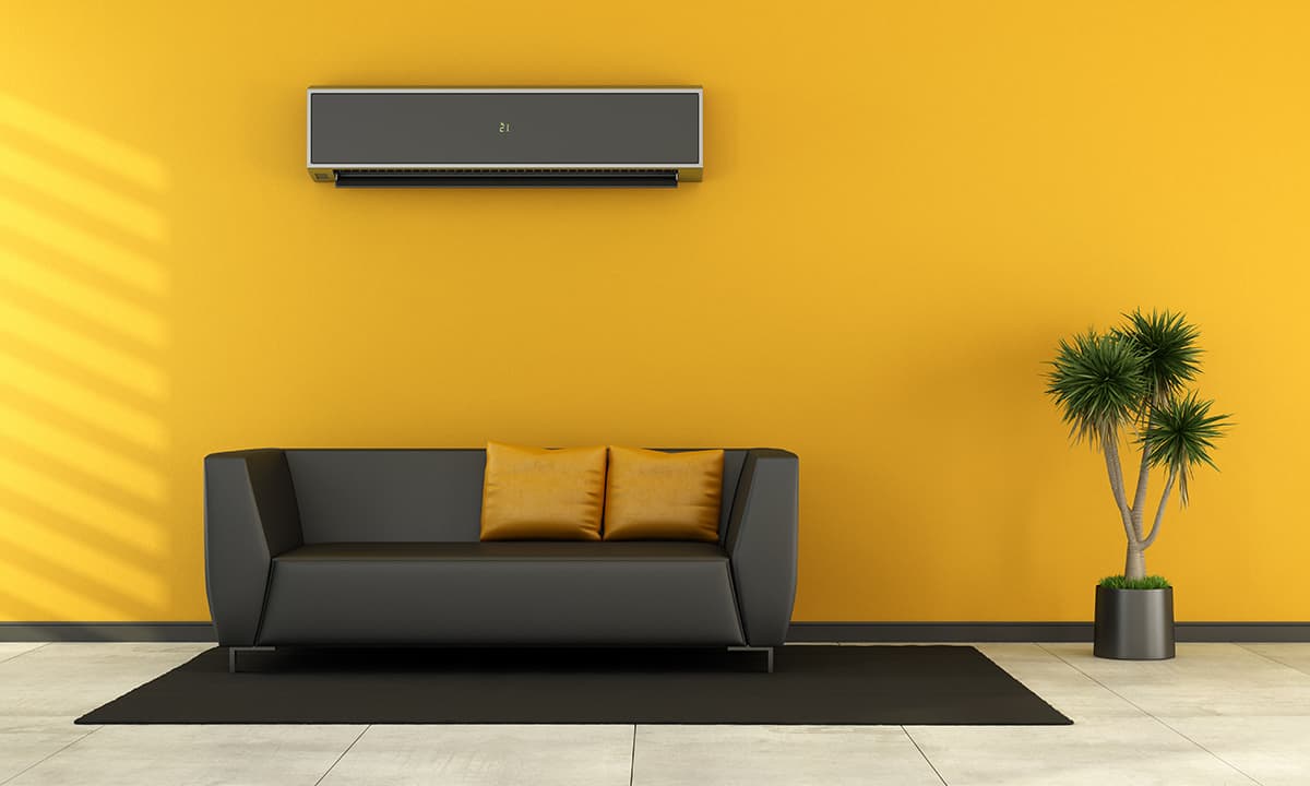 Black Sofa Go with Yellow Walls