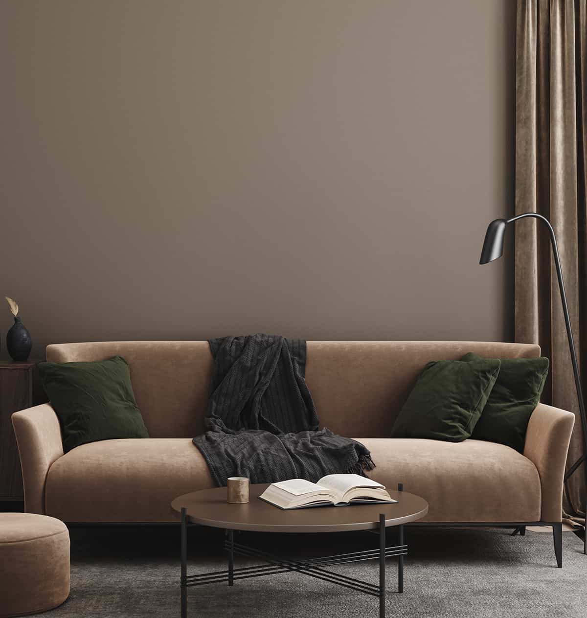 Brown Sofa Colors for Dark Floors