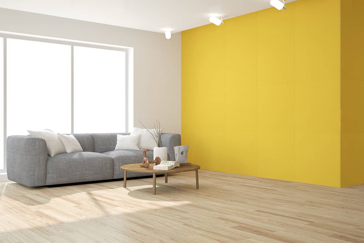 Gray Sofa Go with Yellow Walls