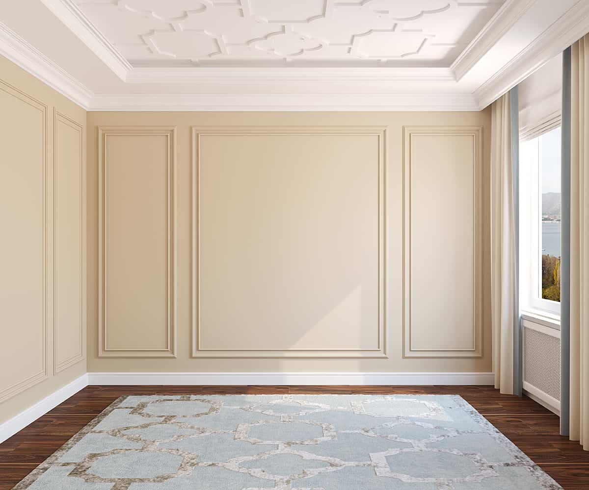 Beige Wall Color Ideas to Complement Blue Carpet