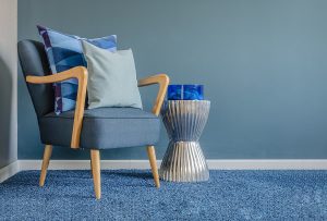 Eye Catching Wall Colors that Go with Blue Carpet