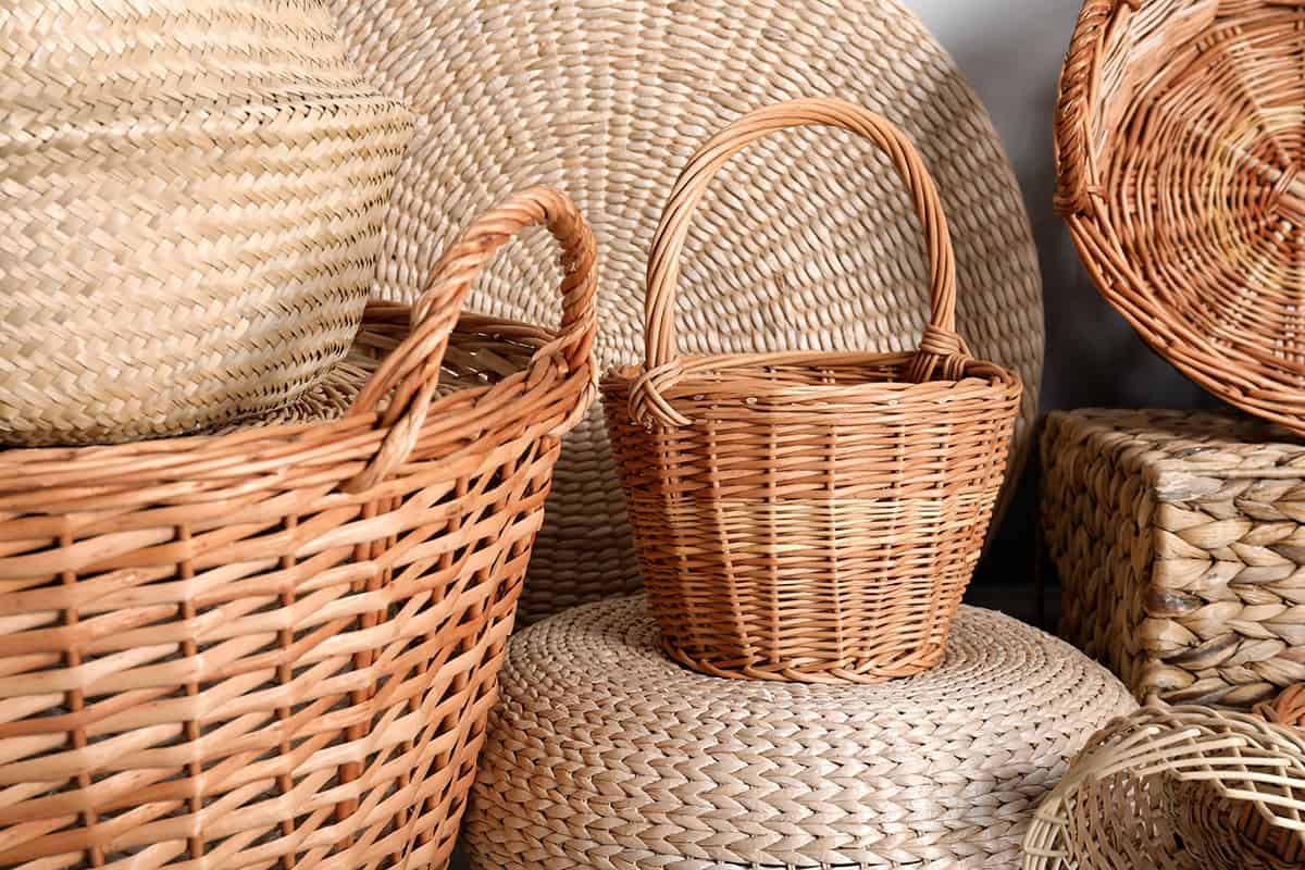 Wicker basket sizes