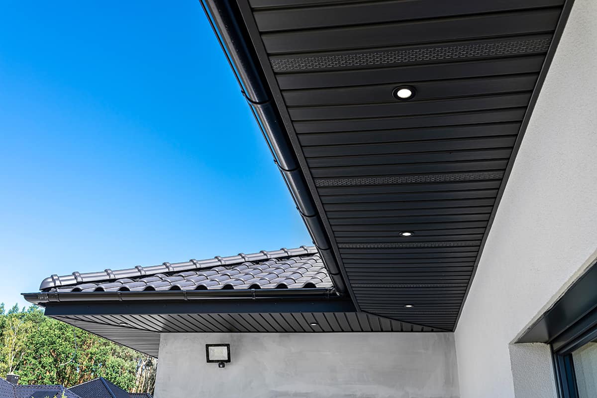 Black Soffit and Fascia