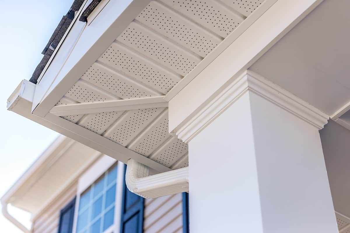 White Soffit and Fascia