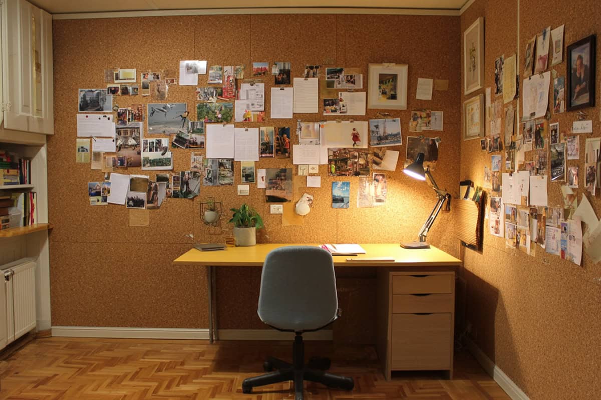 Cork Board Wall