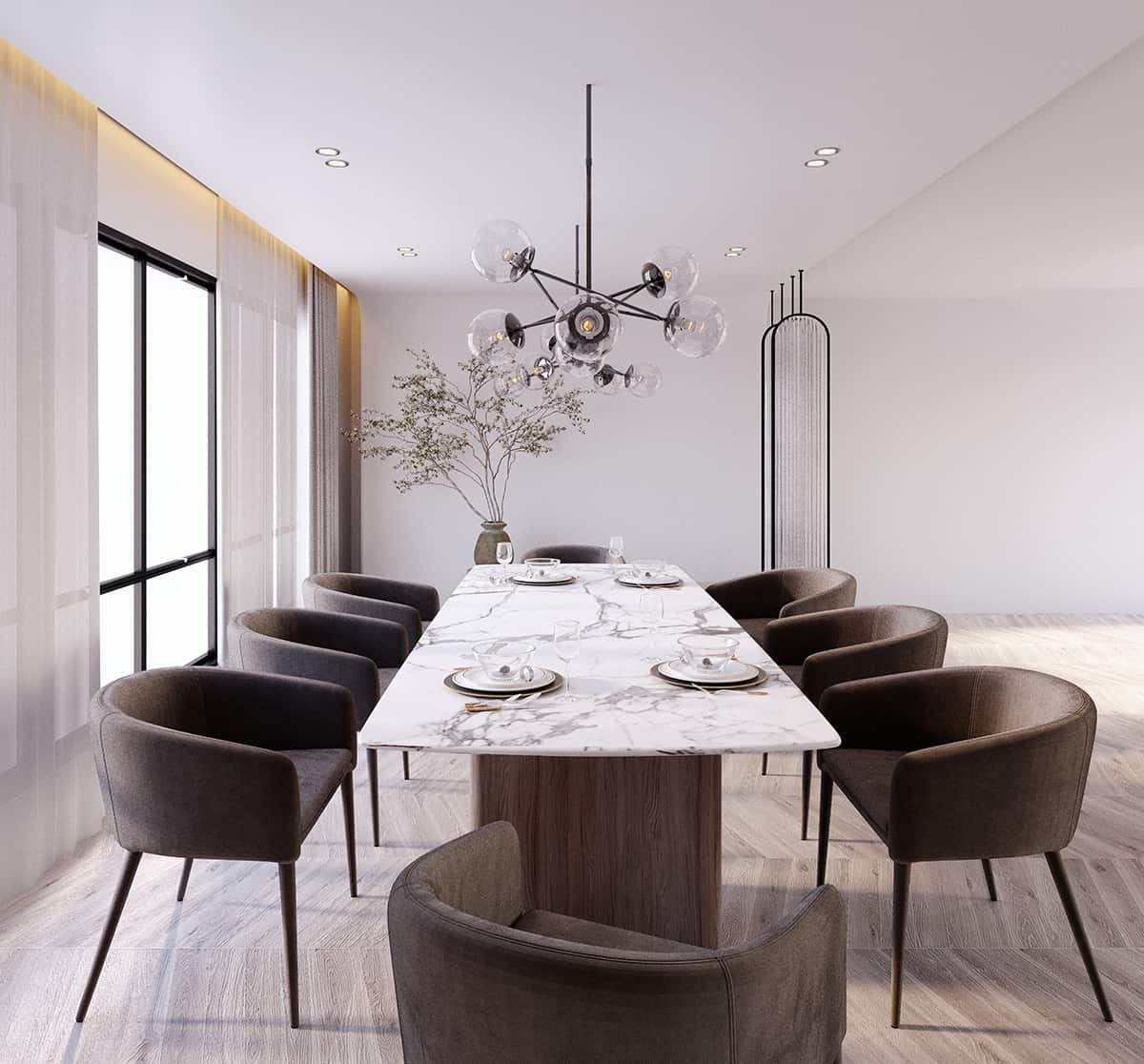 Standard Light Fixture Height in Dining Room