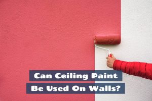 Can Ceiling Paint Be Used On Walls