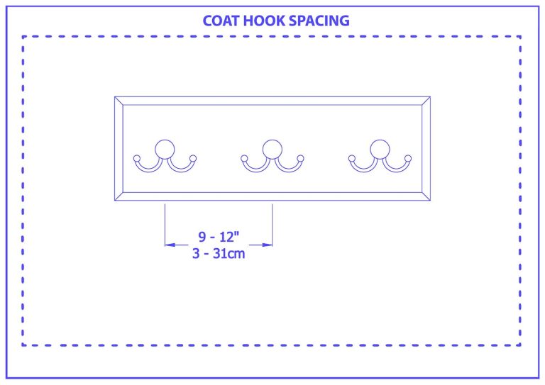 What Are the Coat Hook Height and Spacing? Homenish