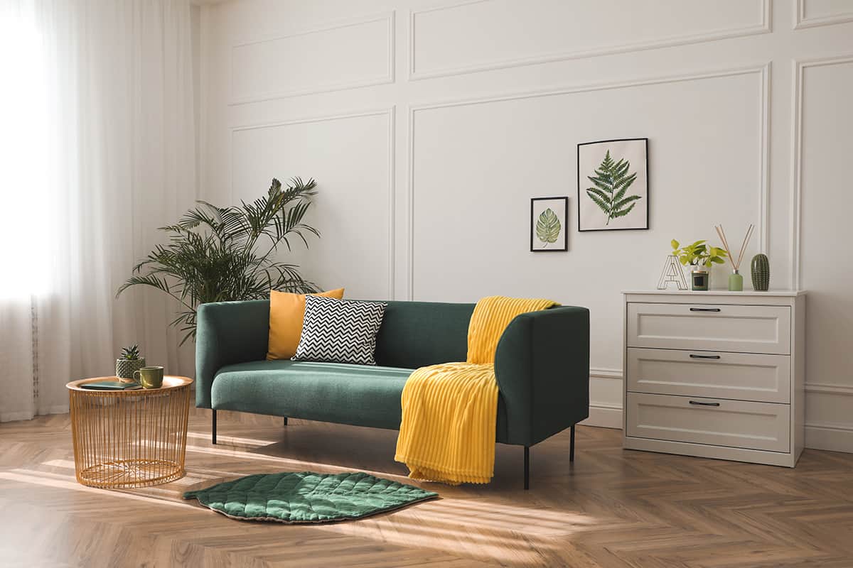 Forest Green Sofa