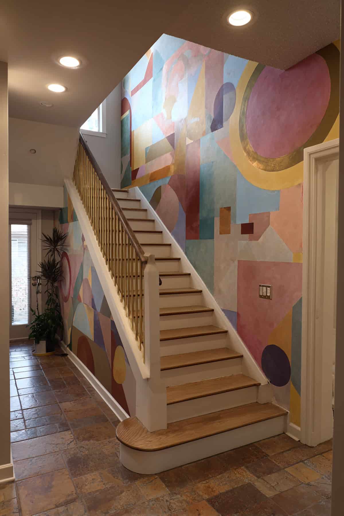 Painted Mural Accent