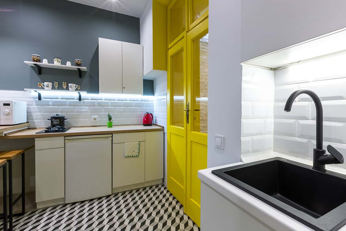 Sunny Statement with Yellow Interior Doors