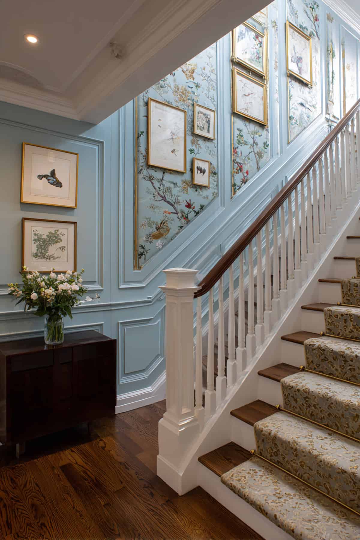 Wallpaper In Framed Panels