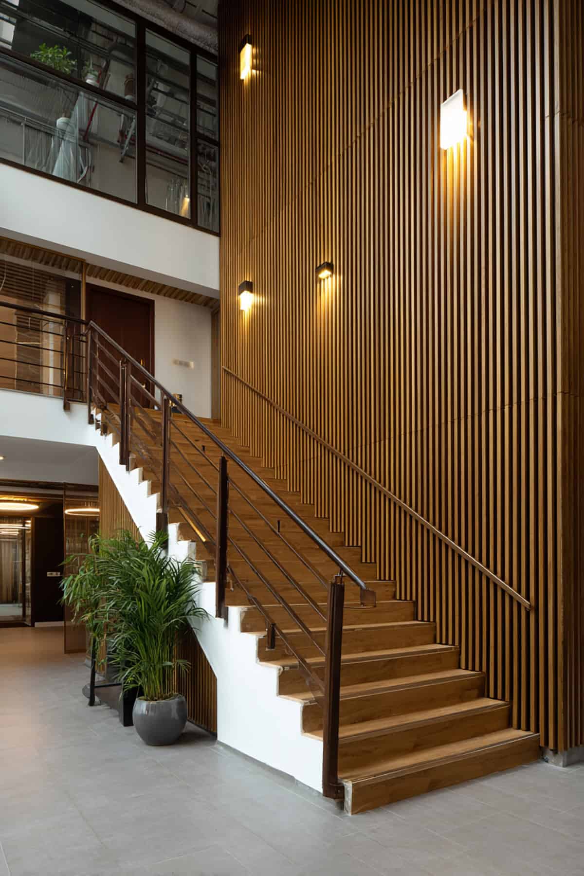 Wood Slat Accent Wall