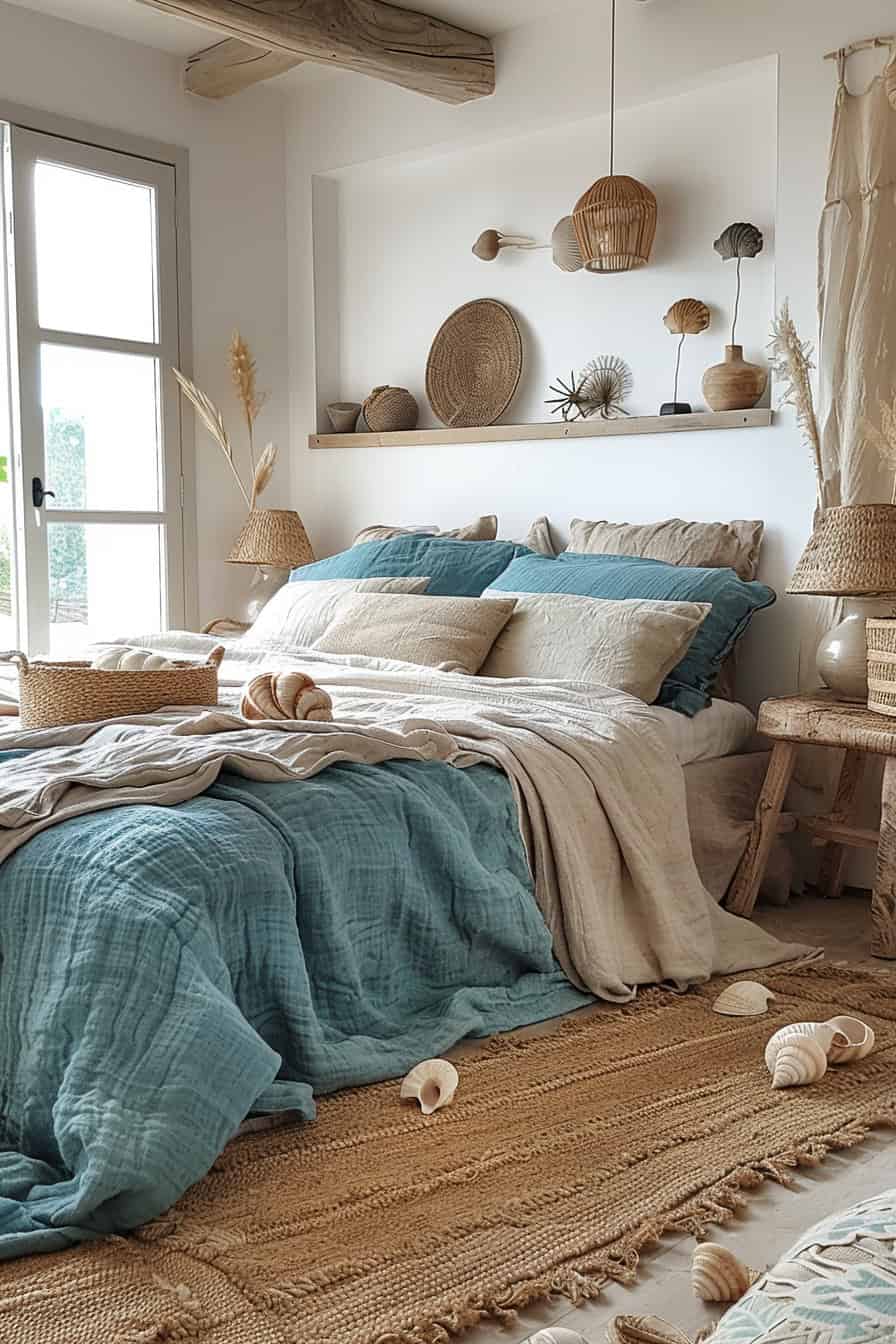 Coastal Boho Bedroom Vibes