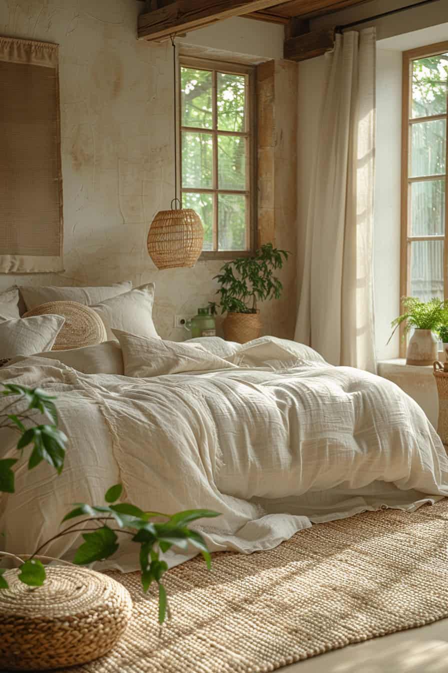 Nordic Boho Bedroom Fusion