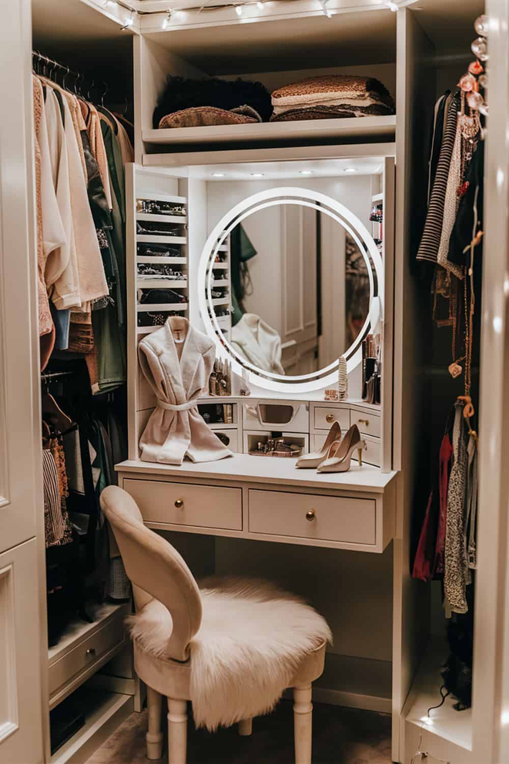 Create a Built In Vanity Space