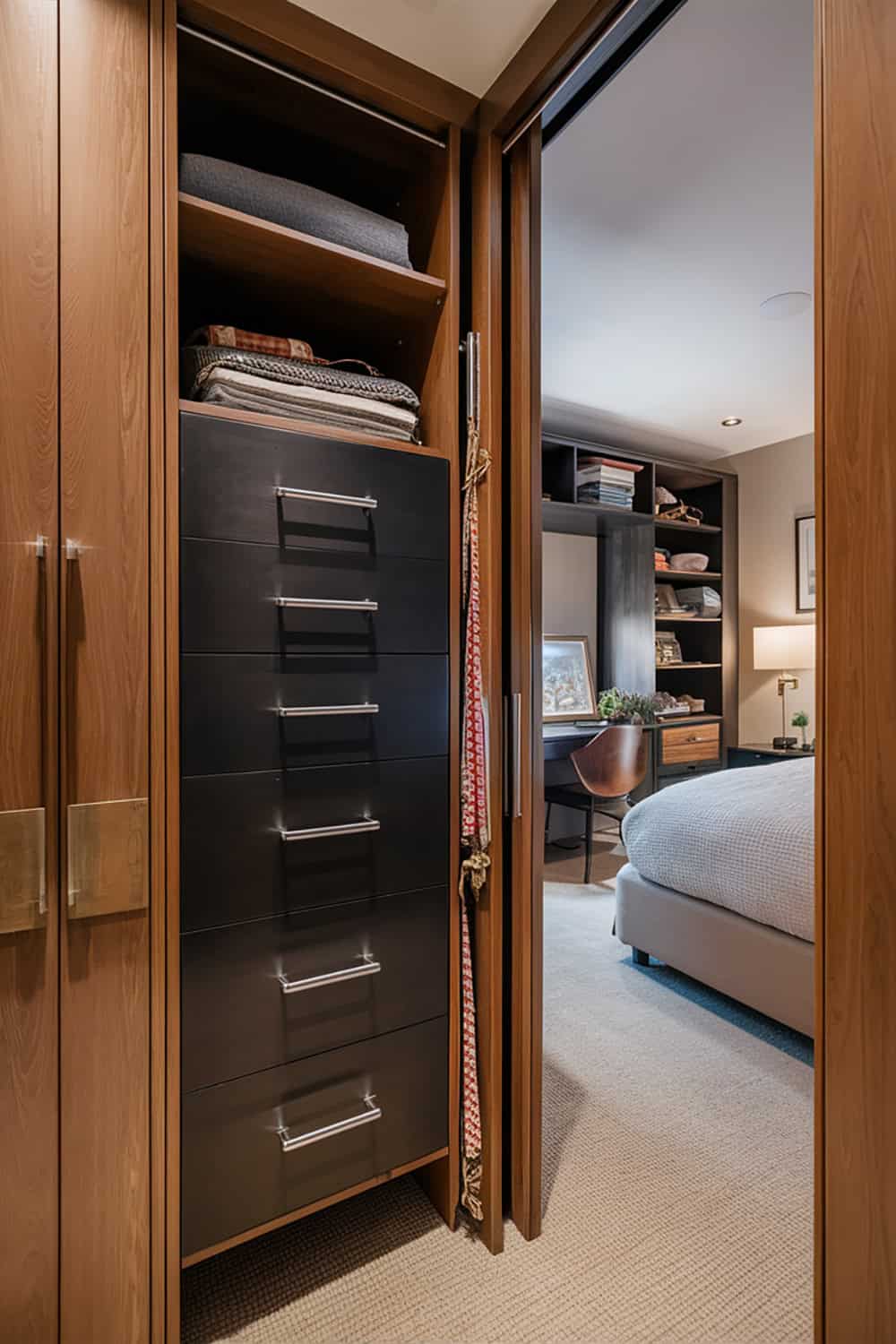 Incorporate a Small Dresser Inside