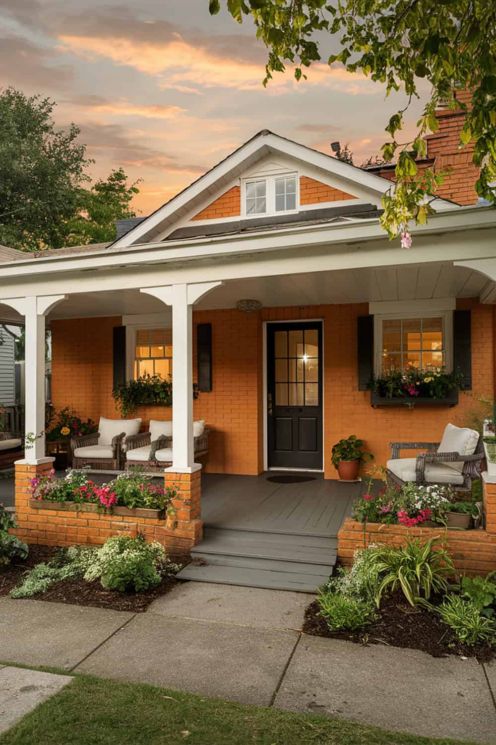 Orange Brick Bungalow