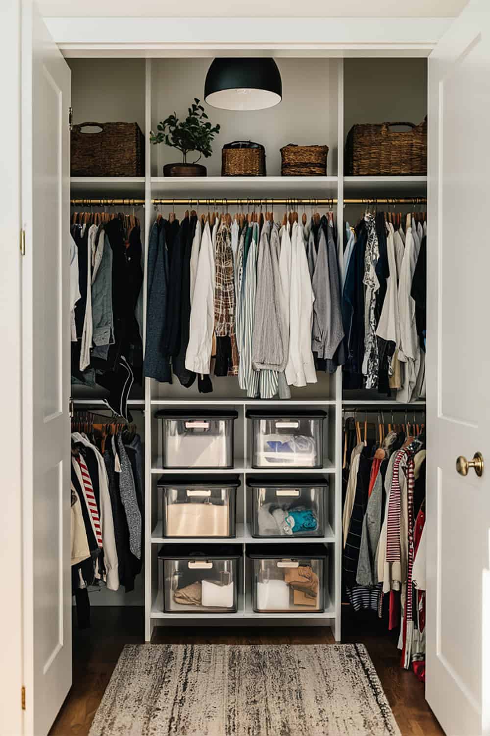 Use Clear Storage Boxes