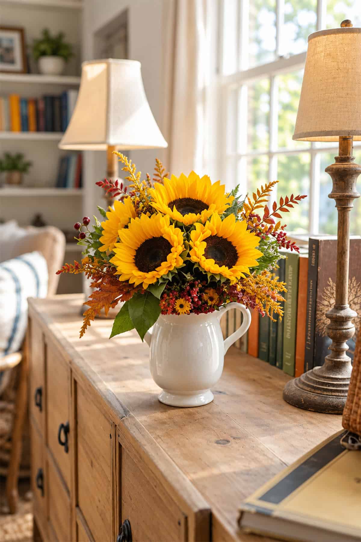 Sunflower Arrangement in Vase