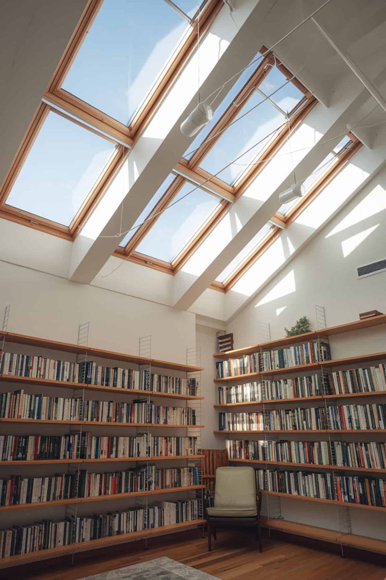 Windows In Bookshelf 30 Ideas for Bookshelves Around Windows